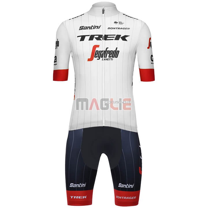 Maglia Trek Segafredo ML 2018 Tour de France Bianco Rosso